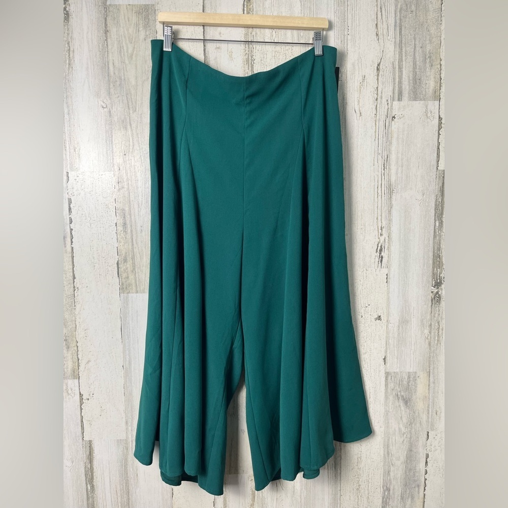 Hell Bunny Green Wide-Leg Pants NWT 2XL